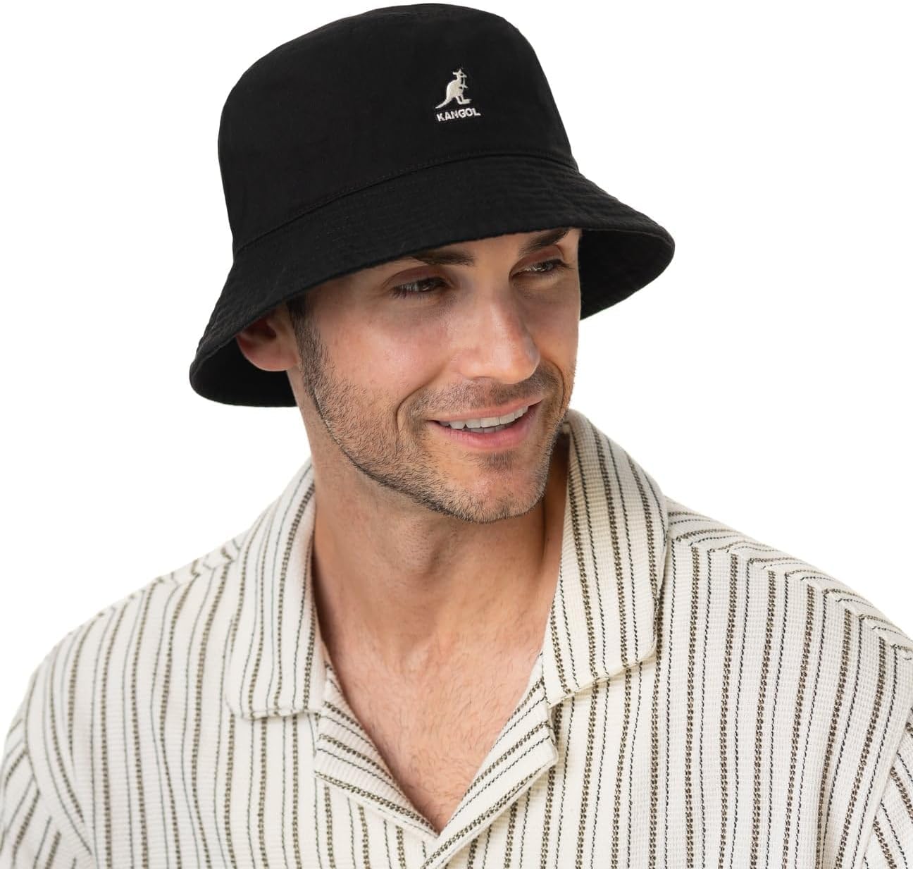 Kangol Washed Bucket Hat - Marine Teal/XL - Image 3