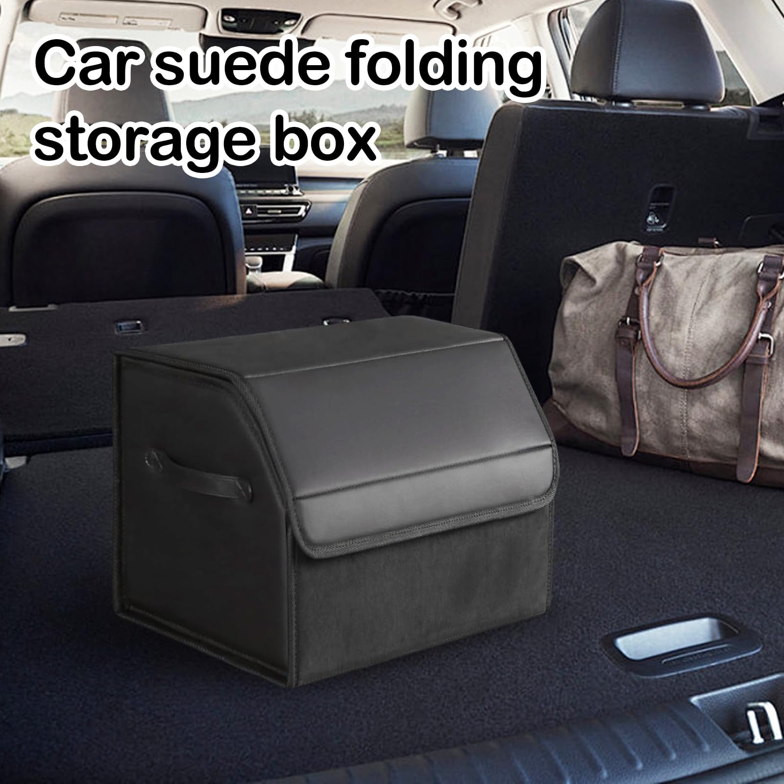 Organizer Per Bagagliaio, Organizer Per Auto Impermeabile Scatola Portaoggetti Pieghevole Per Accessori Auto con Scomparti Per Organizzare Auto Viaggi All'aperto Campeggio