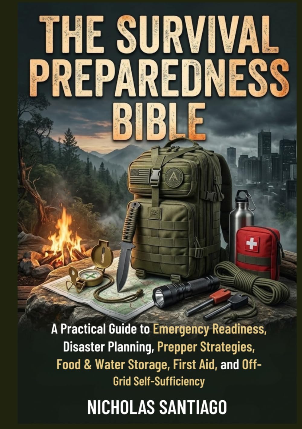 The Survival Preparedness Bible: A Practical Guide to Emergency Readiness, Disaster Planning, Prepper Strategies, Food & Water Storage, First Aid, and Off-Grid Self-Sufficiency