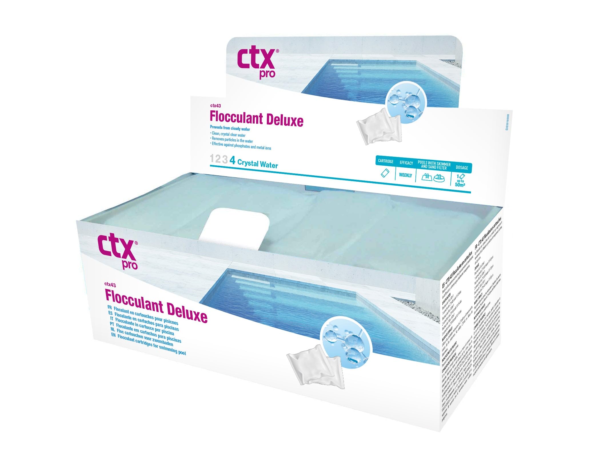 CTX CTX-​43 Flocculant Deluxe Floculant pour piscine