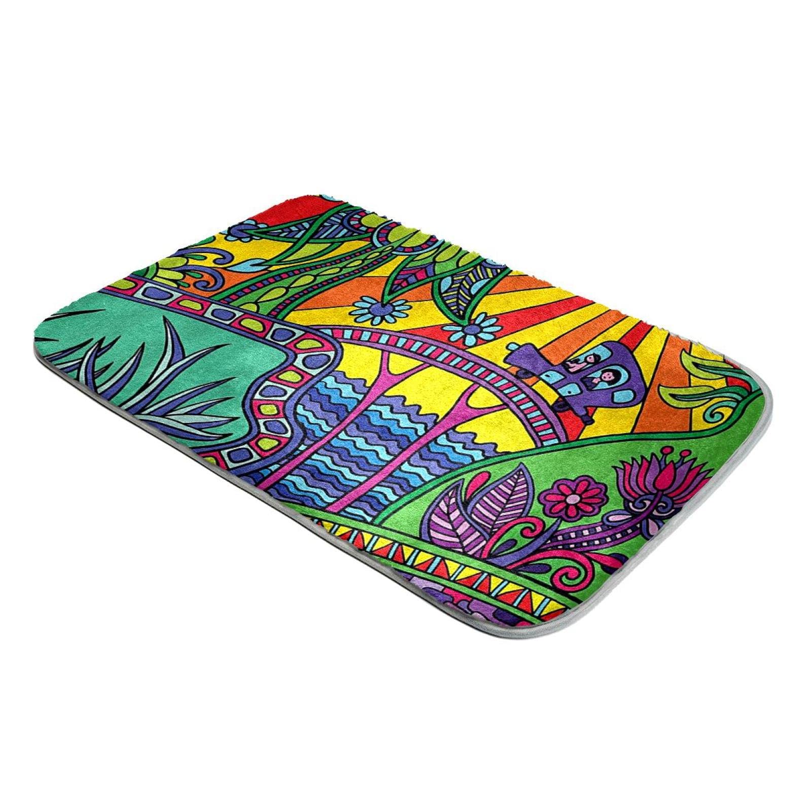 Tapis à poils longs en fausse fourrure douce au design exclusif