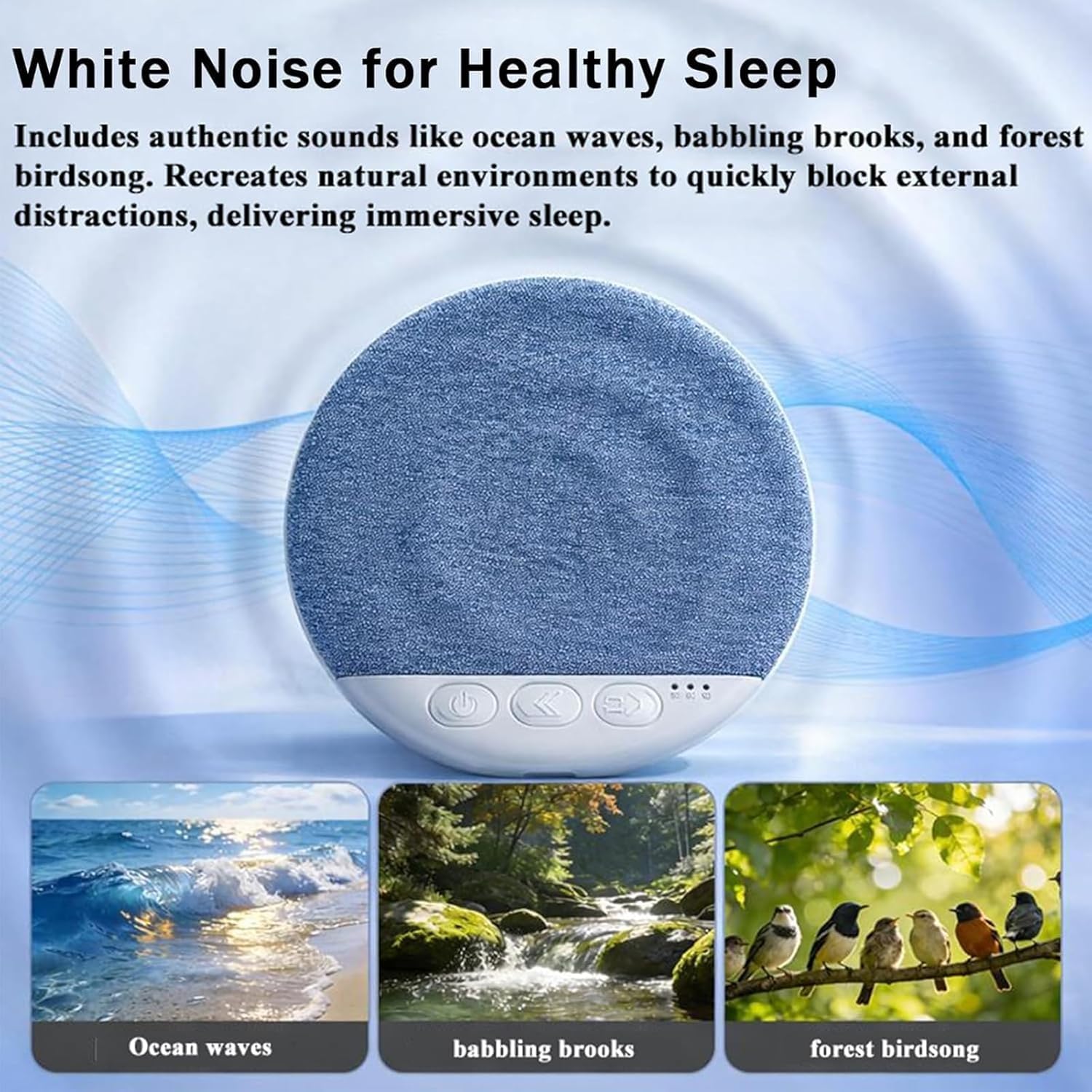 2026 New Sleep Pillow Speaker, Bone Conductions Under Pillow Sleep Speaker, Bluetooth Pillow Speaker, with White Noise Timer Wireless Sleep Aid with Stereo Bass Private Sleep Headphones for Adult — view 3
