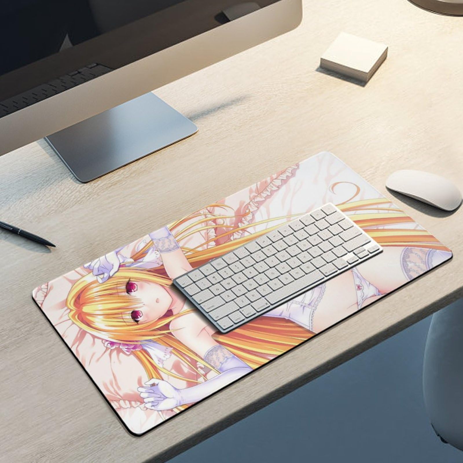 Amazon.co.jp: マウスパッド ToLOVEる 金色の闇 大型 ゲーミングマウス
