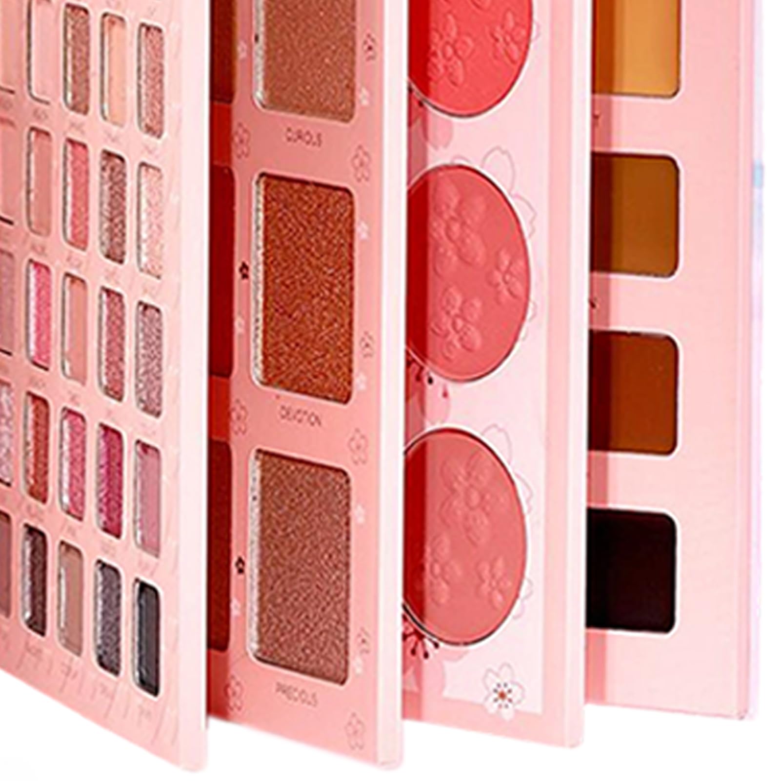 Palette Di Ombretti Palette da Viaggio per Cosmetici a Forma di Libro | Palette per Blush e Ombretti Per Spostamenti Quotidiani Appuntamenti Scuola Feste Fidanzata Moglie