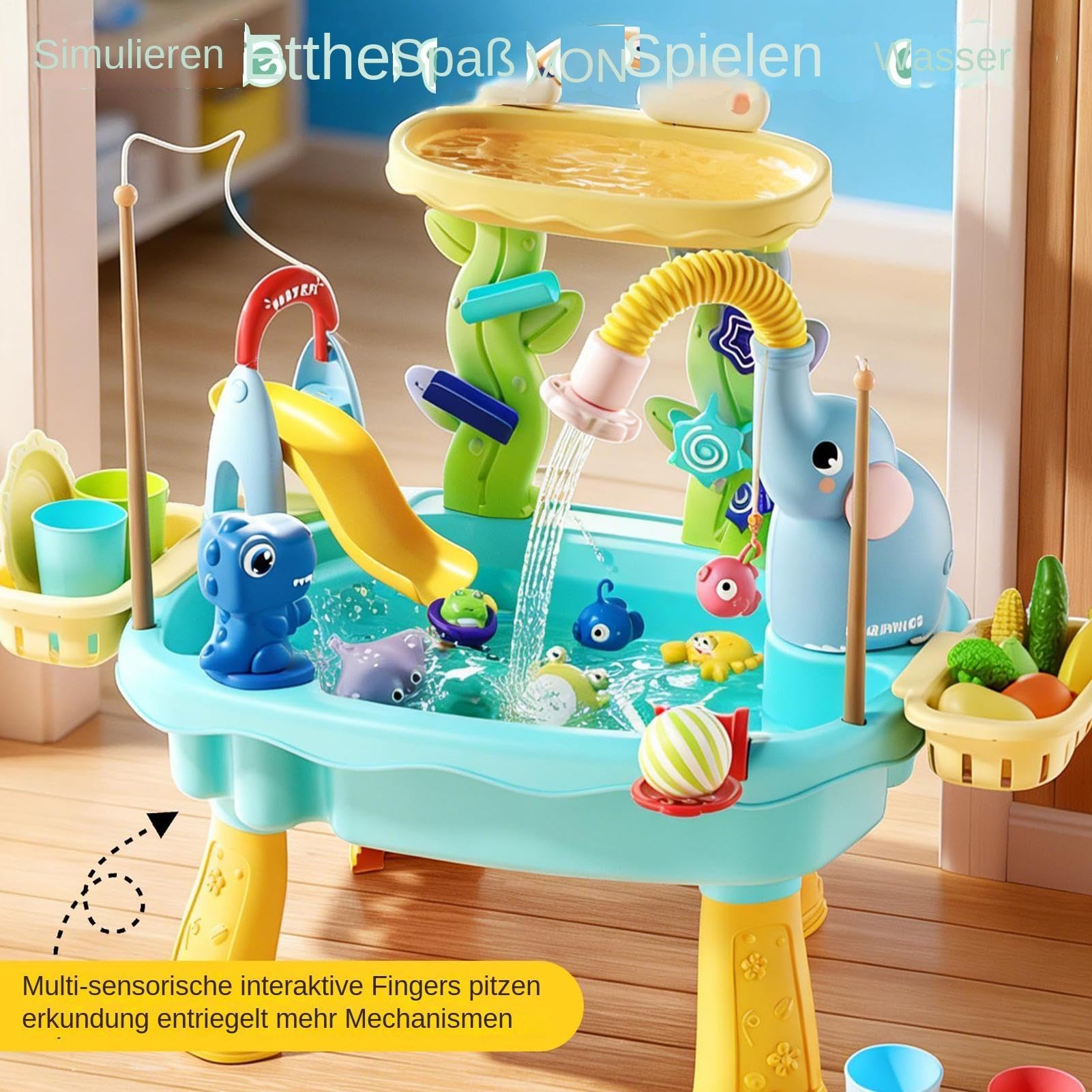 Generisch Wassertisch Sommer-Spielzeug | Sommer-Wasserspielzeug für Mädchen Garten Terrasse Balkon Camping Kindergarten Urlaub Geburtstag Geschenk Bad Spielzimmer