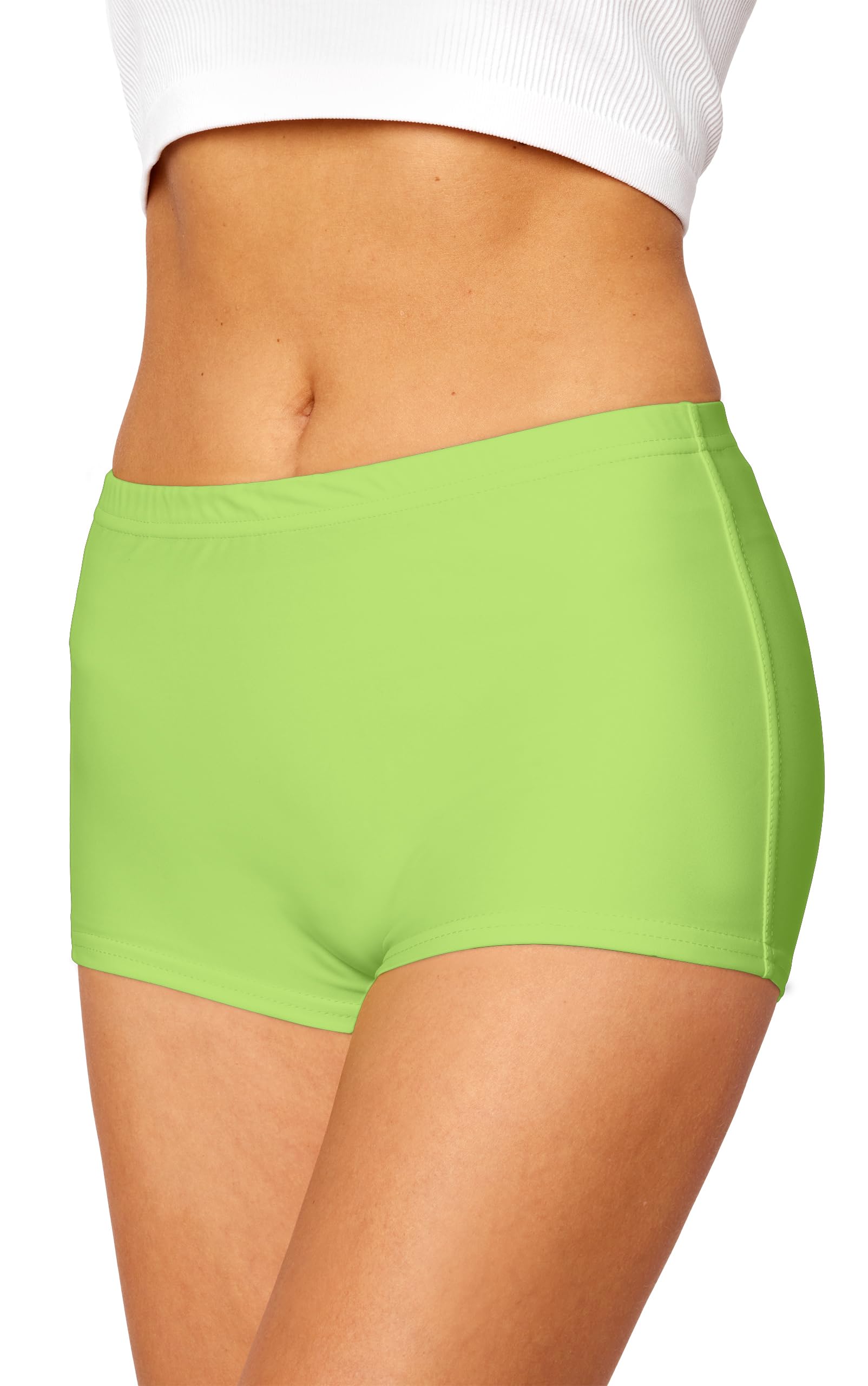 Merry Style Damen Badeshorts Bikinihose Modell L23L1 (Hellgrün (70080), 46)