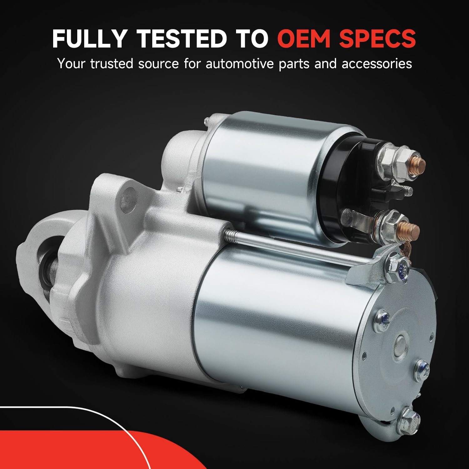 New Starter Replacement for 2002-2005 Chevrolet Cavalier 2.2L, 04-07 Malibu 2.2L, 06-07 Cobalt 2.0L 2.2L, Saturn Ion Vue Sky LW200 L300 L200 L100, Pontiac Sunfire Grand Am Solstice Pursuit G6 G5 6493