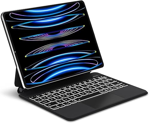 Miniatura 1 de Teclado mágico para iPad Pro 11 iPad Air 54 generación 2022 2020 de 109 pulgadas ultra delgado retroiluminado trackpad - Funda para iPad Pro de 11