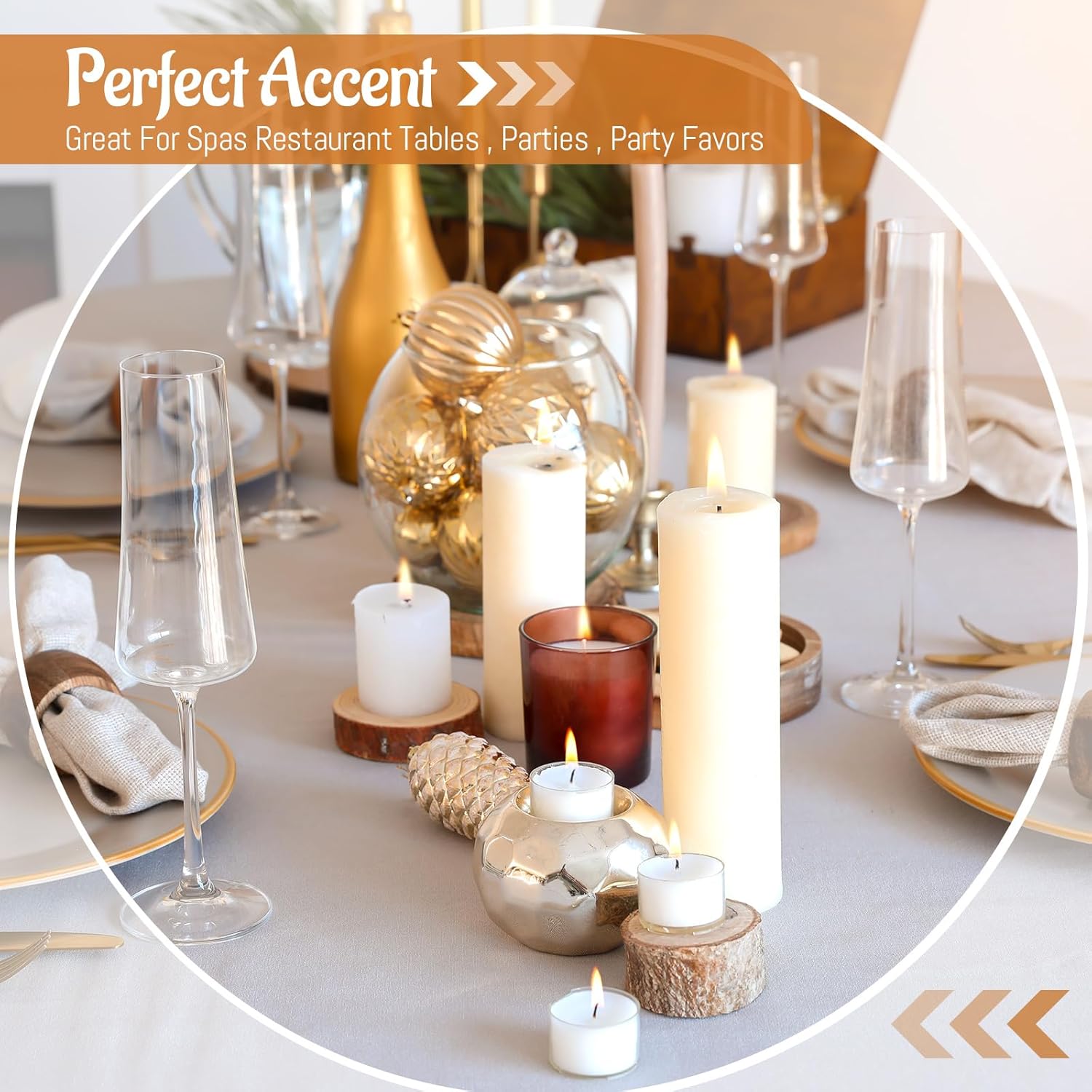 MTLEE 60 Pcs Set of 3 White Pillar Candles Bulk 2 in x 3, 5, 8 Inch Large Clean Smokeless Unscented Candles for Wedding Home Restaurant Spa Church Lantern Fireplace Ceremony Party Decoration - Image 4