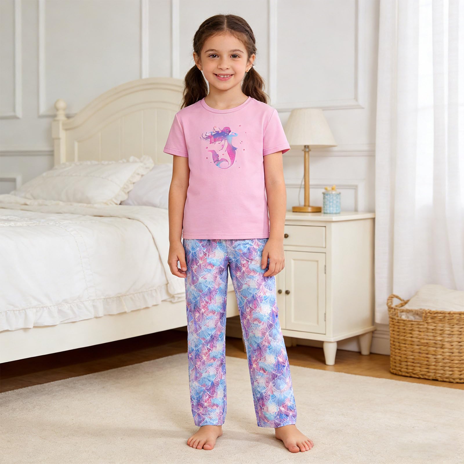 Conjuntos de ropa verano para niña,tops con pantalones cortos Camiseta niña Casual Conjunto 2 Piezas Moda festiva bebé monocolor, linda traje niños 1 a 6 años
