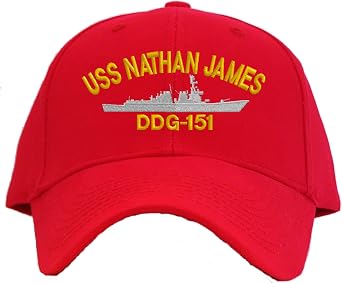 USS Nathan James DDG-151 Embroidered Baseball Cap