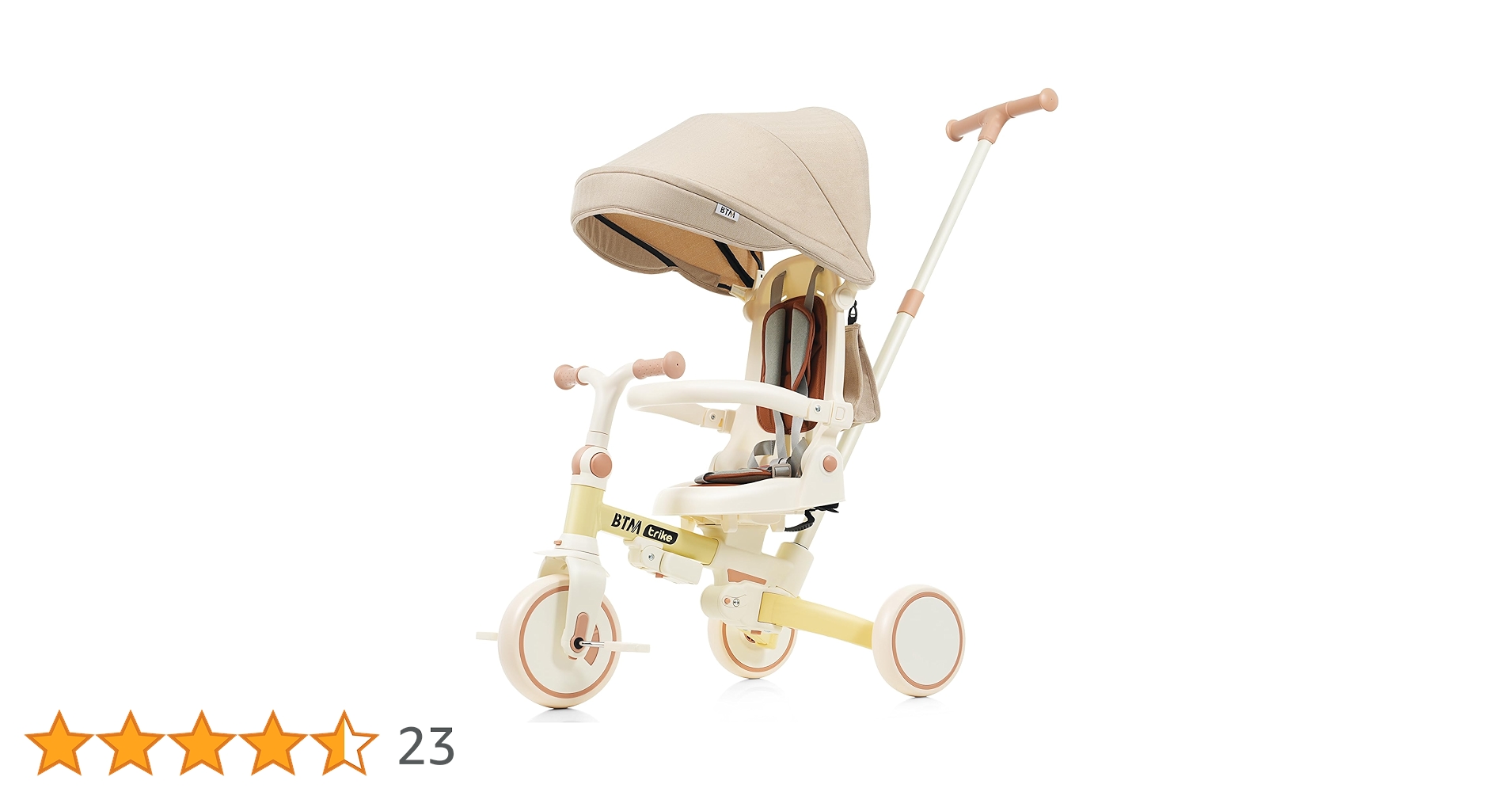 子供用三輪車 7in1 BTM 完全折りたたみ 三輪車のりもの777-140 子供用三輪車 折りたたみ 7in1 乗用玩具 押し棒付き BTM