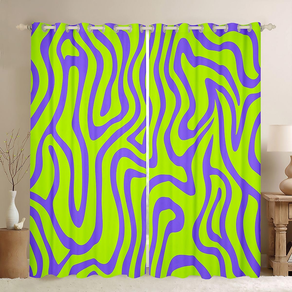 Rideau occultant 140x175 cm Homewish géométrique et moderne pour salon