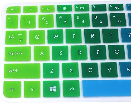 Miniatura 25 de YYubao Funda de teclado compatible con HP Pavilion 15-ab 15-ac 15-ae 15-af 15-an 15-ak 15-ay 15-as 15-ba 15-bc 15-bc 15-bk Series, HP OMEN 15-ax, HP