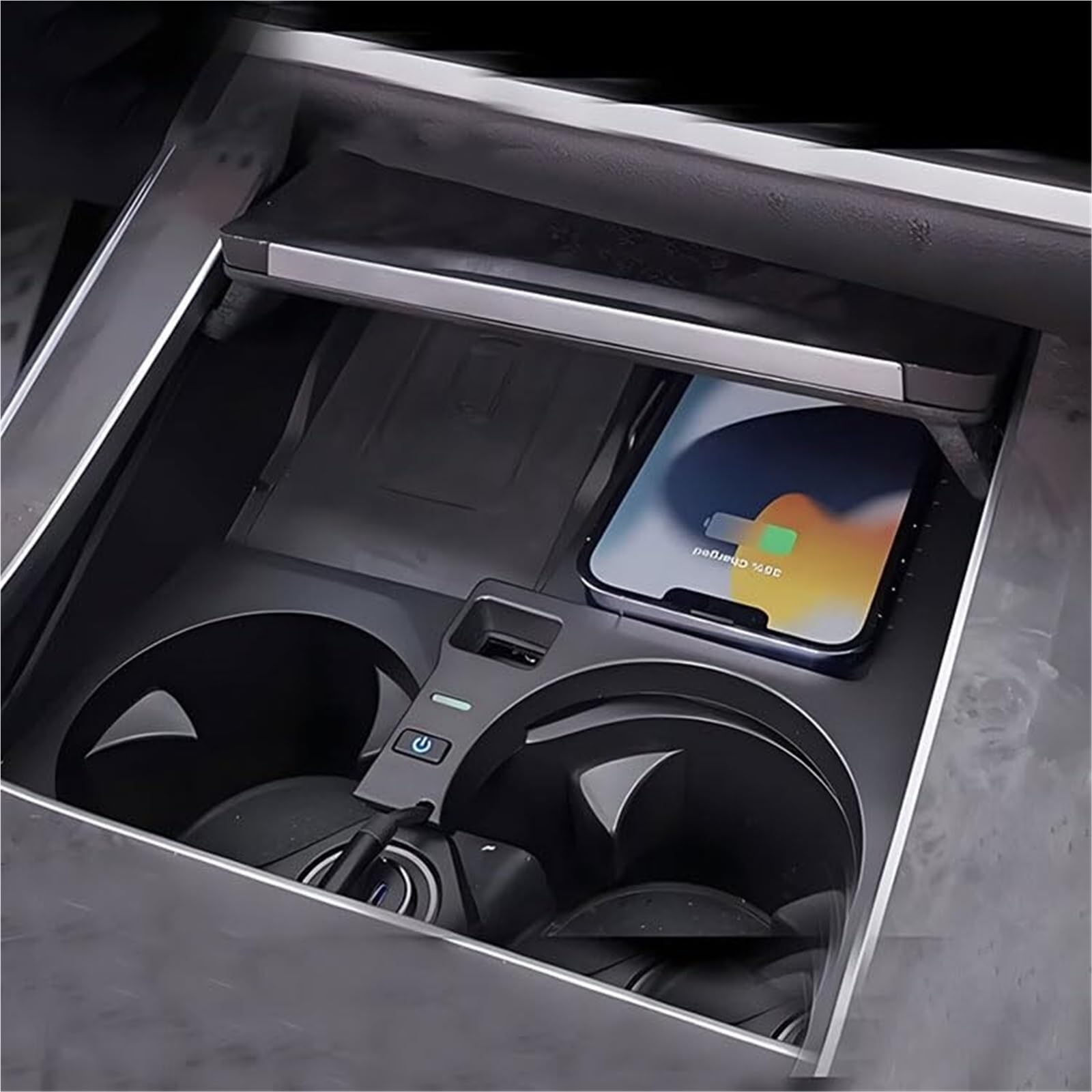 Ładowarka bezprzewodowa, do BMW, X5 2020-2024 Panel ładowarki samochodowej QI Wireless Pad do ładowania telefonu 15 W Ładowarka samochodowa bezprzewodowa Elektronika Zdjęcie Bezprzewodowa ładow