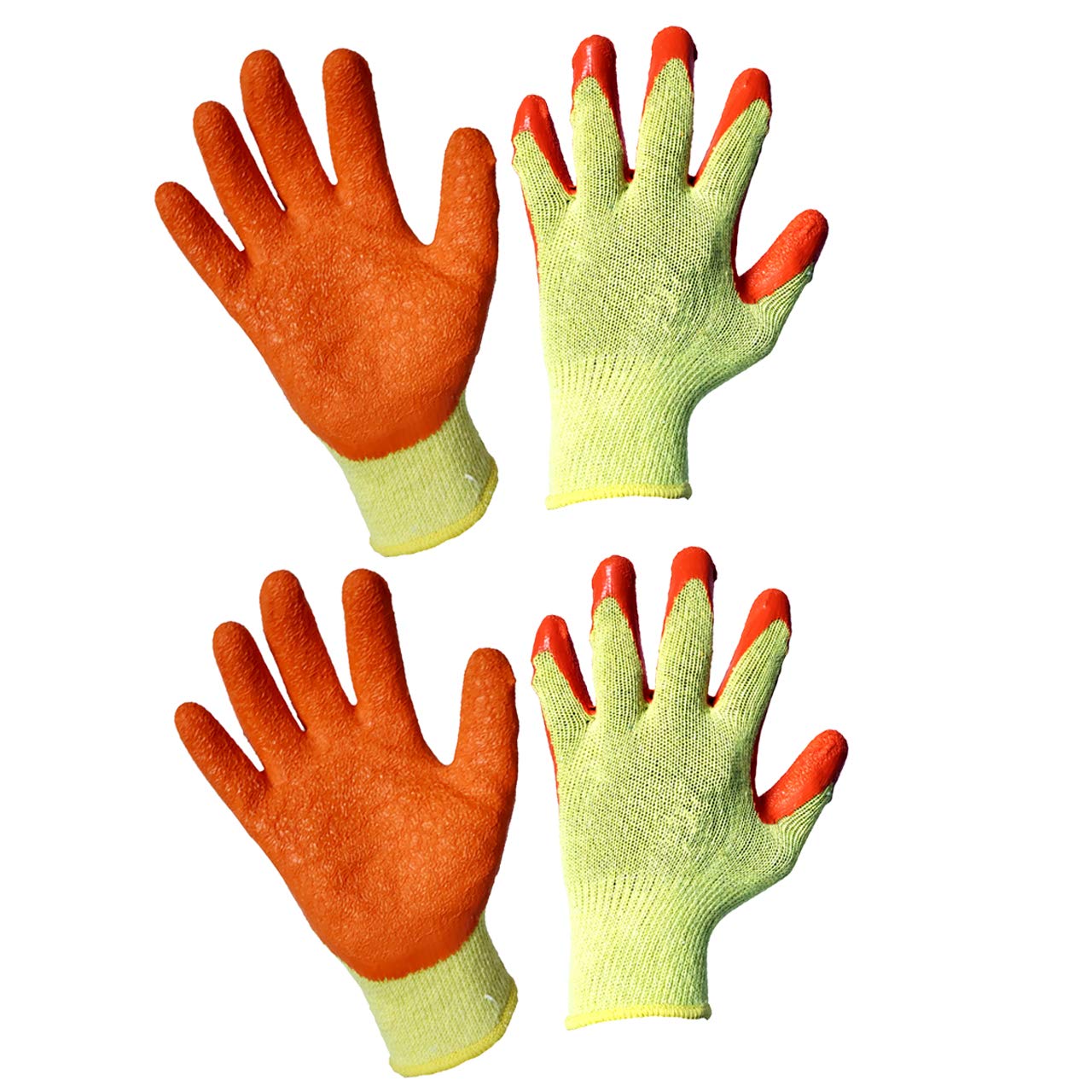 IRONSTAY COTTON CUT RESISTANCE GARDNING HAND GLOVES ORNAGE YELLOW 2 PAIR (B091CSDH2C) Amazon Price History, Amazon Price Tracker