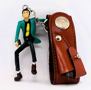 Amazon.co.jp: ルパン三世 ミニホルスター付 ベルトキーホルダー