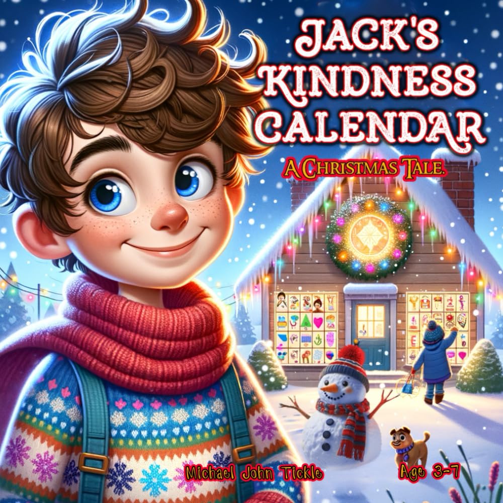 Jacks Kindness Calendar "A Christmas tale": Ages 3 to 7 | Picture Book | Follows Jack as he embarks on a joyous journey through the 12 days leading up to Christmas.