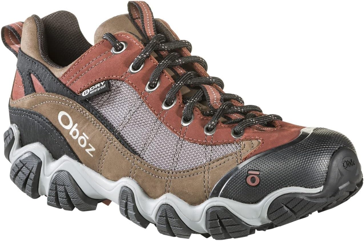 Oboz Men's Firebrand II Low B-DRY Hiking Shoe, Earth, 8.5 Wide - Image 4
