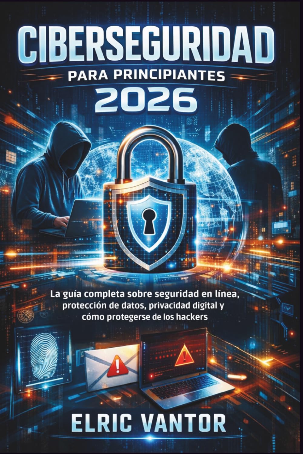 Ciberseguridad para principiantes 2026: La guía completa sobre seguridad en línea, protección de datos, privacidad digital y cómo protegerse de los hackers