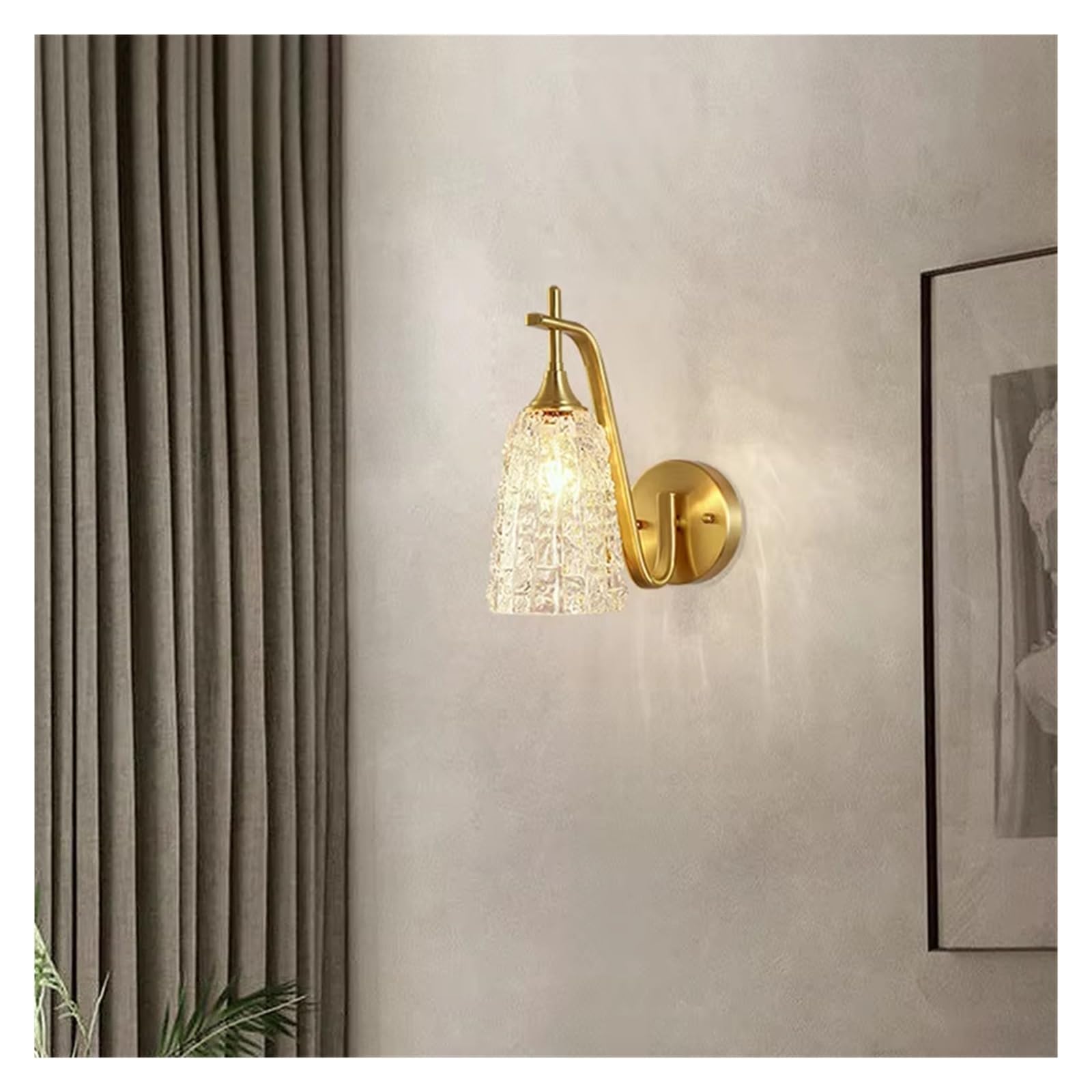 Kinkiet Do Sypialni, Lampka Nocna, Miedziany Salon W Stylu Retro, Kinkiet