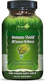 Irwin Naturals Immuno-Shield All Season Wellness for Body's Natural Defense System - 100 Liquid Softgels
