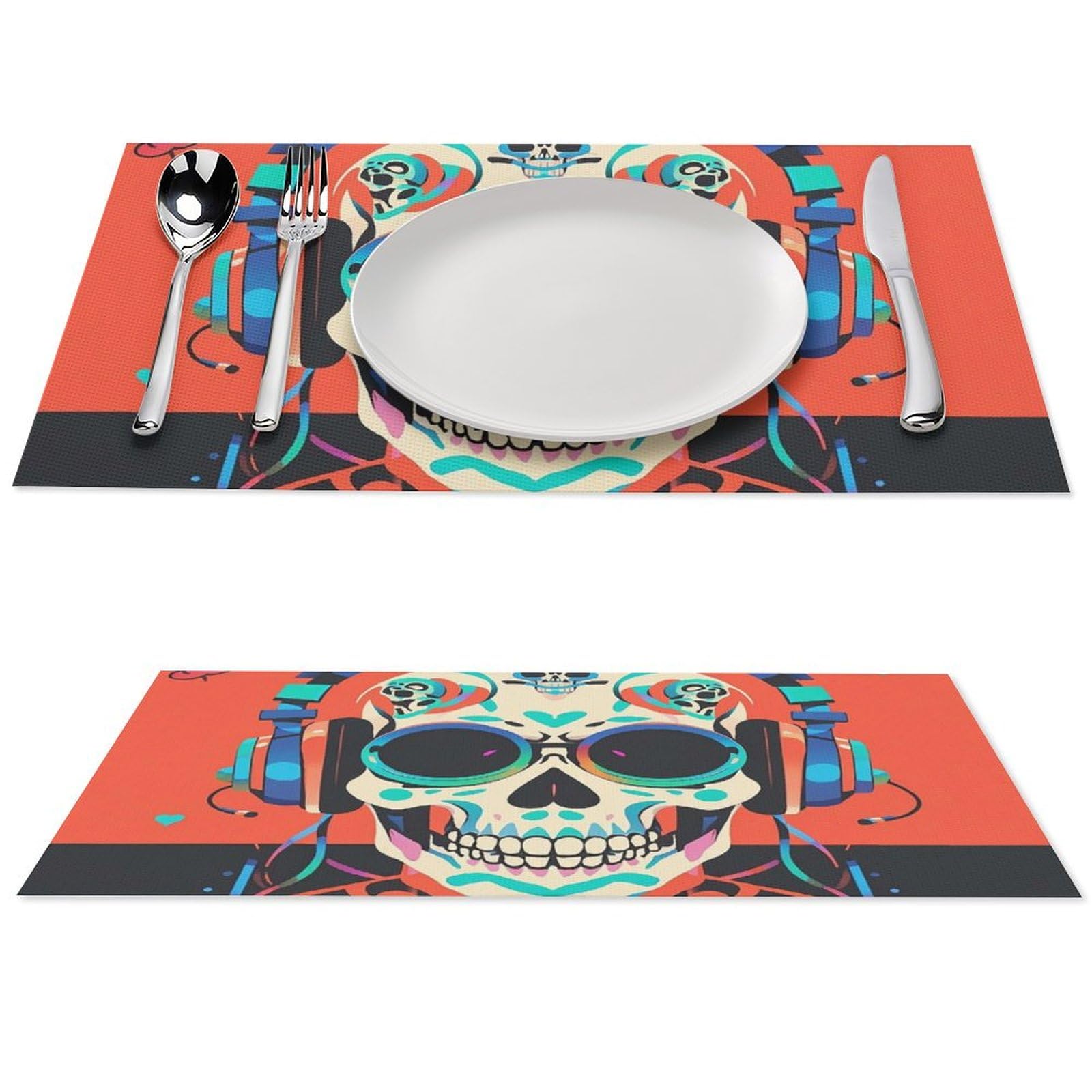 Tapis de table en PVC lavable idéal pour les repas conviviaux en famille