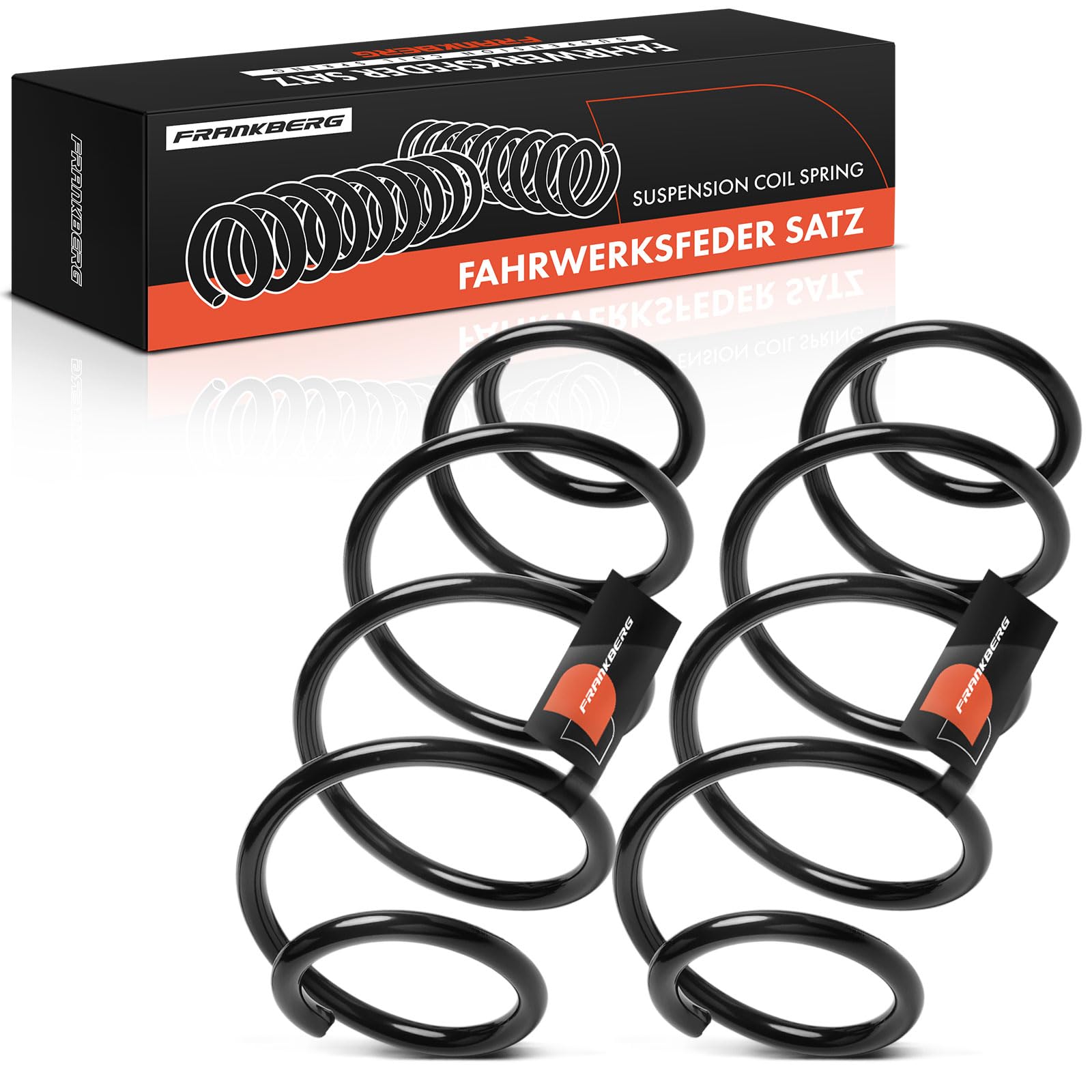 Frankberg 2 molle di sospensione per assale anteriore 5N0411105AK | Compatibile con: Q3 8UB 8UG