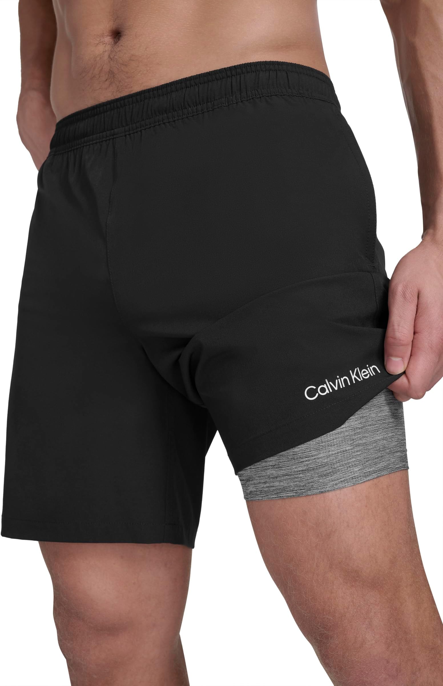 Calvin Klein メンズ バレークイックドライ ストレッチ スイムトランク