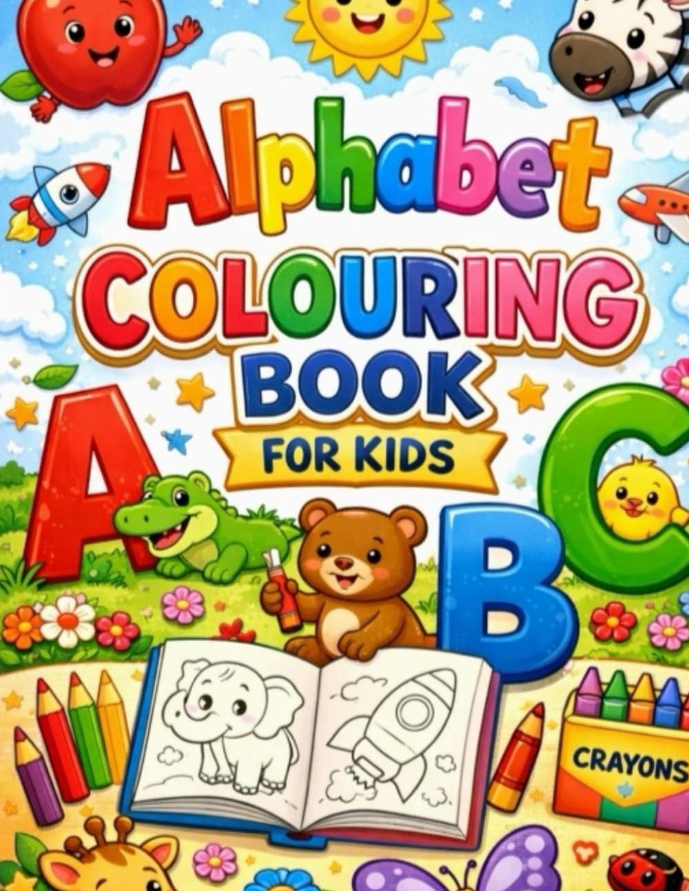 Alphabet Colouring book for kids