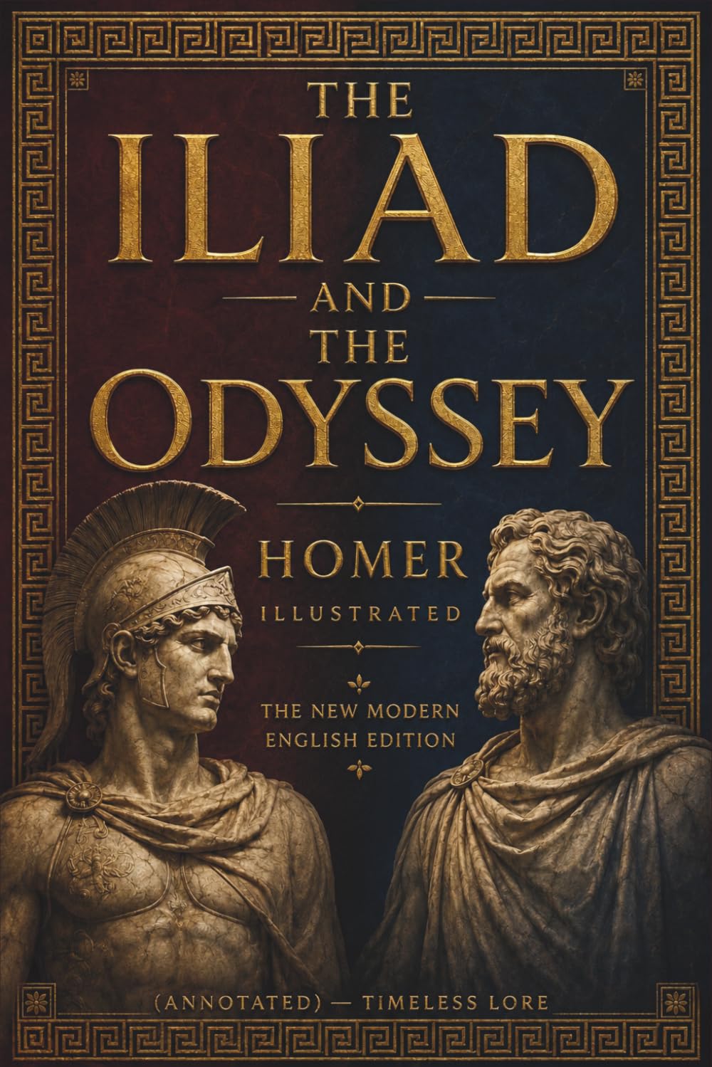 The Iliad and The Odyssey Homer ILLUSTRATED: The New Modern English Edition (Annotated) - Timeless Lore