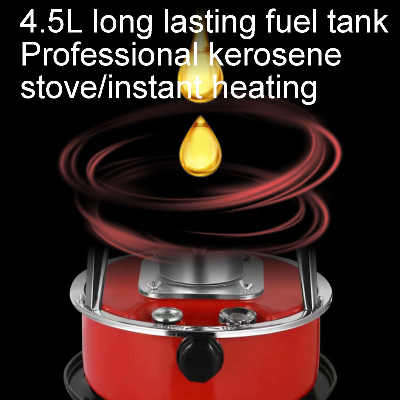 Riscaldatore multifunzionale, ad alta efficienza e risparmio energetico, riscaldamento istantaneo, uso interno ed esterno, potenza di lunga durata, adatto per barbecue di casa e campeggio