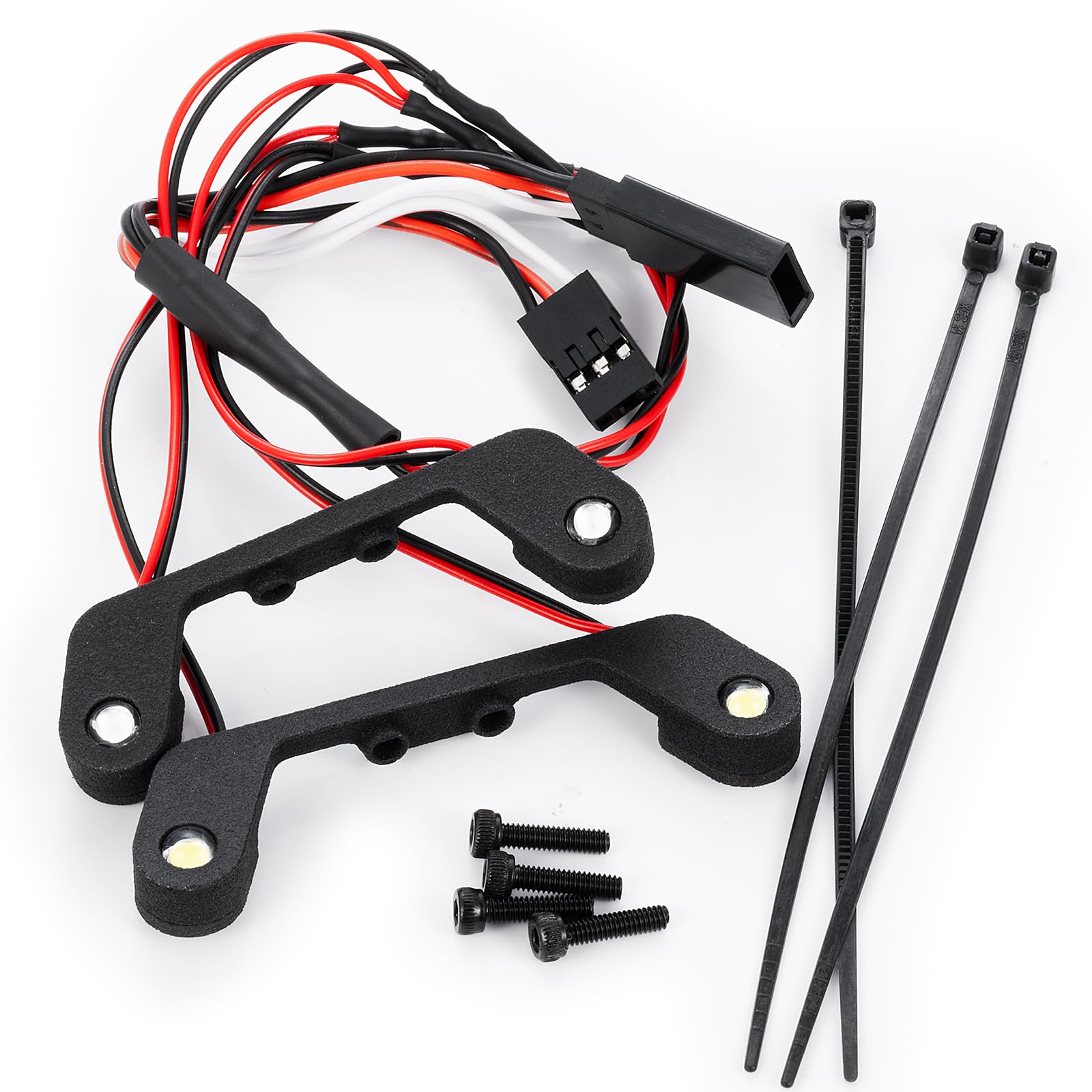 LSG RC Car LED Light Headlight Taillights kit Front Rear Lights White Red Light Kit for 1/18 RC Arrma Granite Grom Upgrades Parts