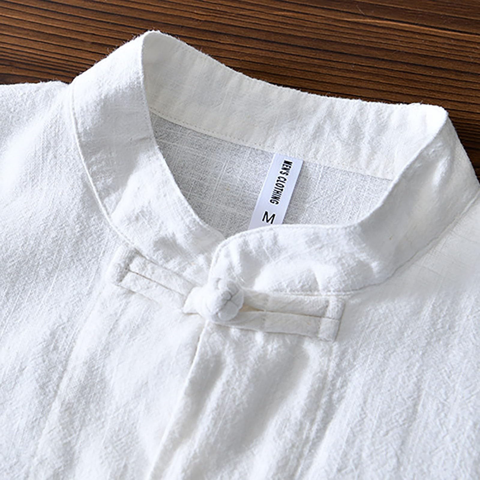 Chemise traditionnelle Tang pour homme – Uniforme de Kung Fu à manches longues, boutons de grenouille chinoise, tissu léger, veste élégante pour l'été et les occasions culturelles