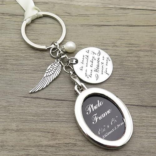 Miniatura 5 de Simdes Dije de ramo conmemorativo nupcial para marco de fotos de memoria de boda y llavero