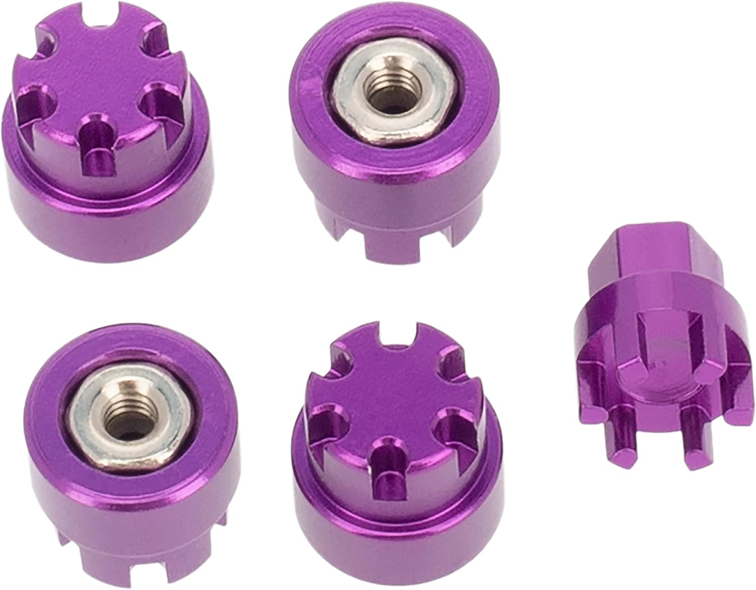 DKKY M2 Wheel Nuts Cap Locking Hubs CNC Aluminum Upgrade
