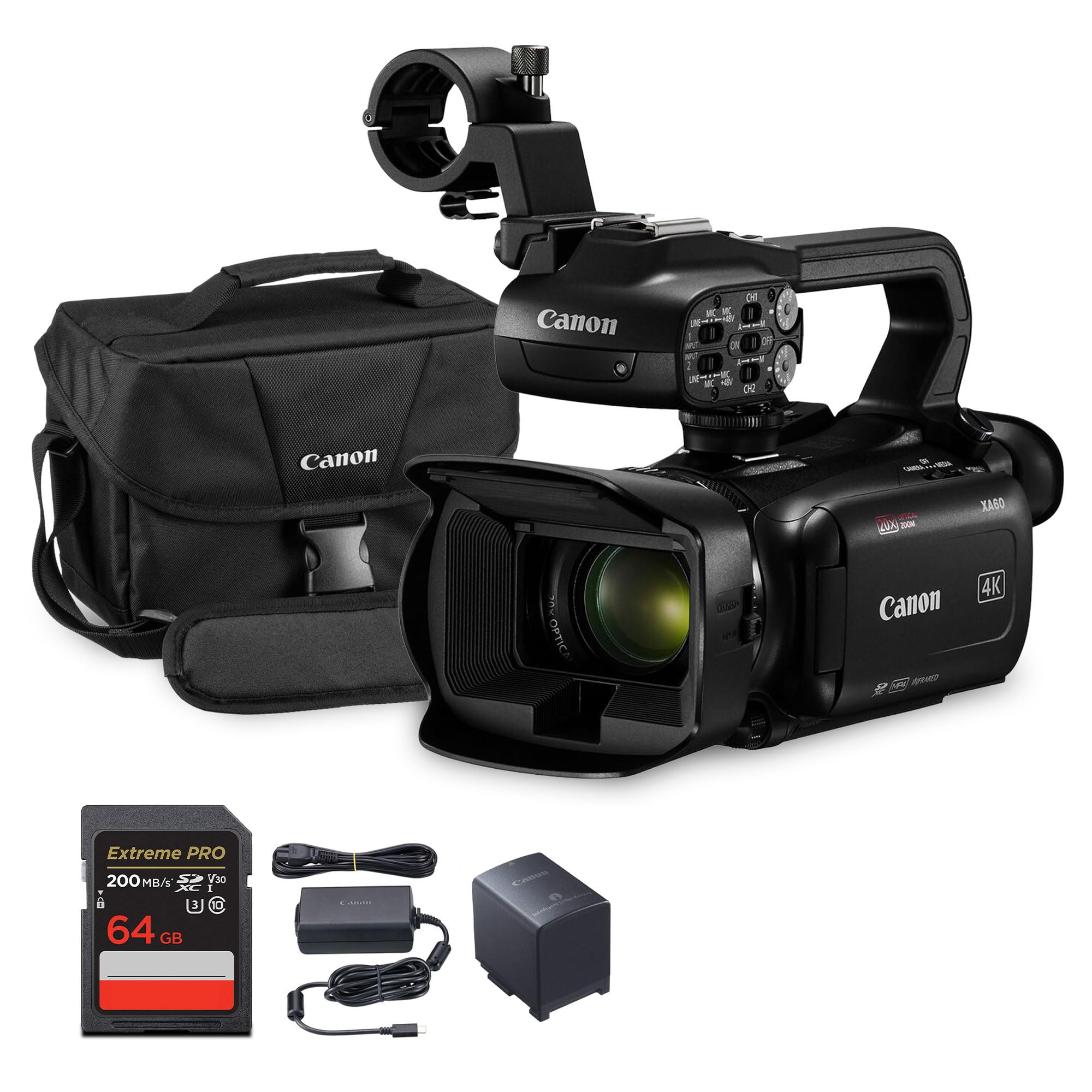 Amazon.com : Canon XA60 Professional 4K UHD Camcorder with 20x