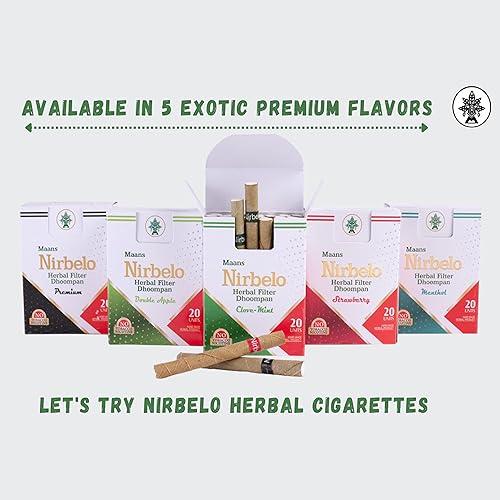 Miniatura 5 de Cigarrillo de hierbas 100% libre de tabaco y nicotina para dejar de fumar y Nature's Alternative 60 cigarrillos - Paquete de 3 - Sabor a fresa.