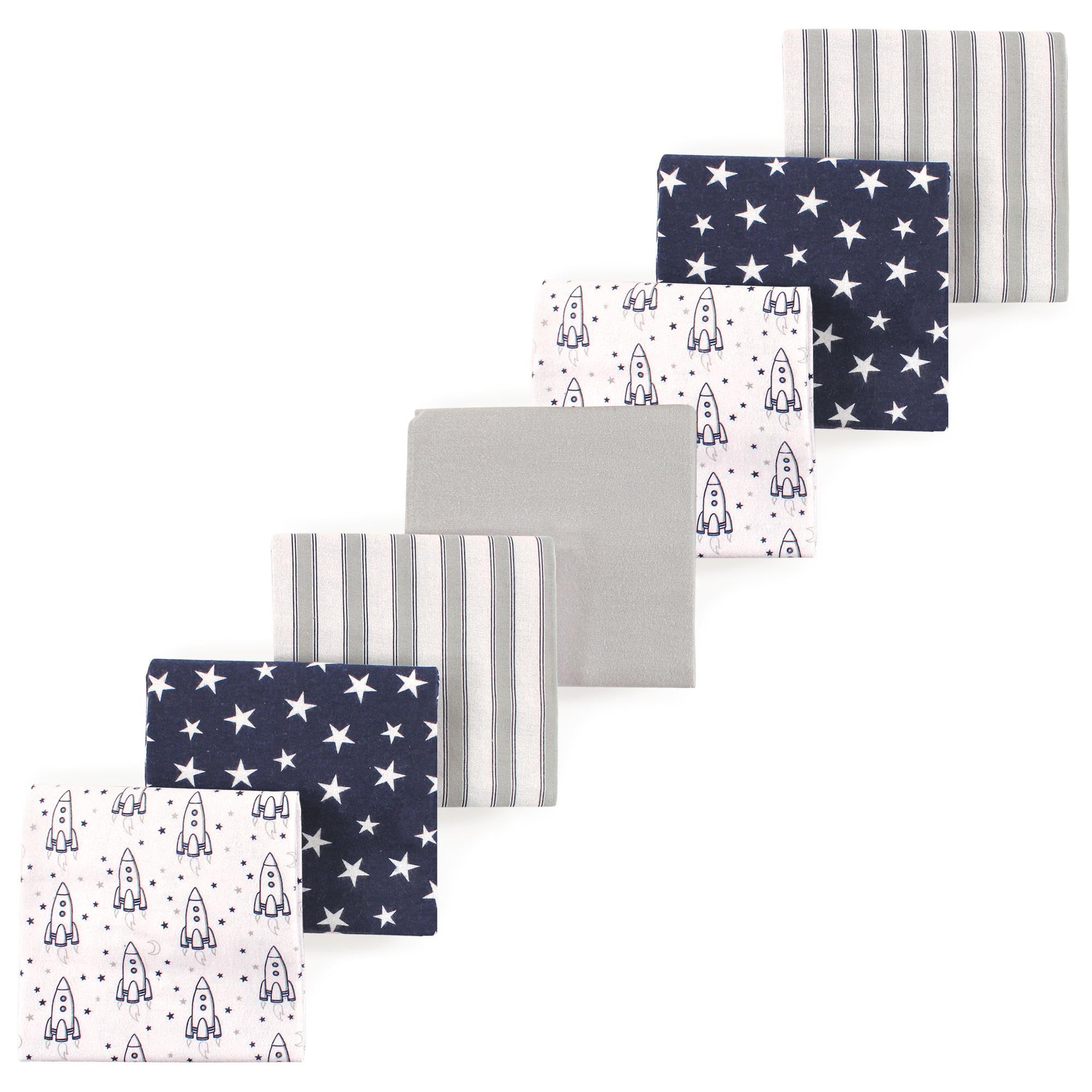 Luvable Friends Little Treasure Flannel Receiving Blankets 7pk
