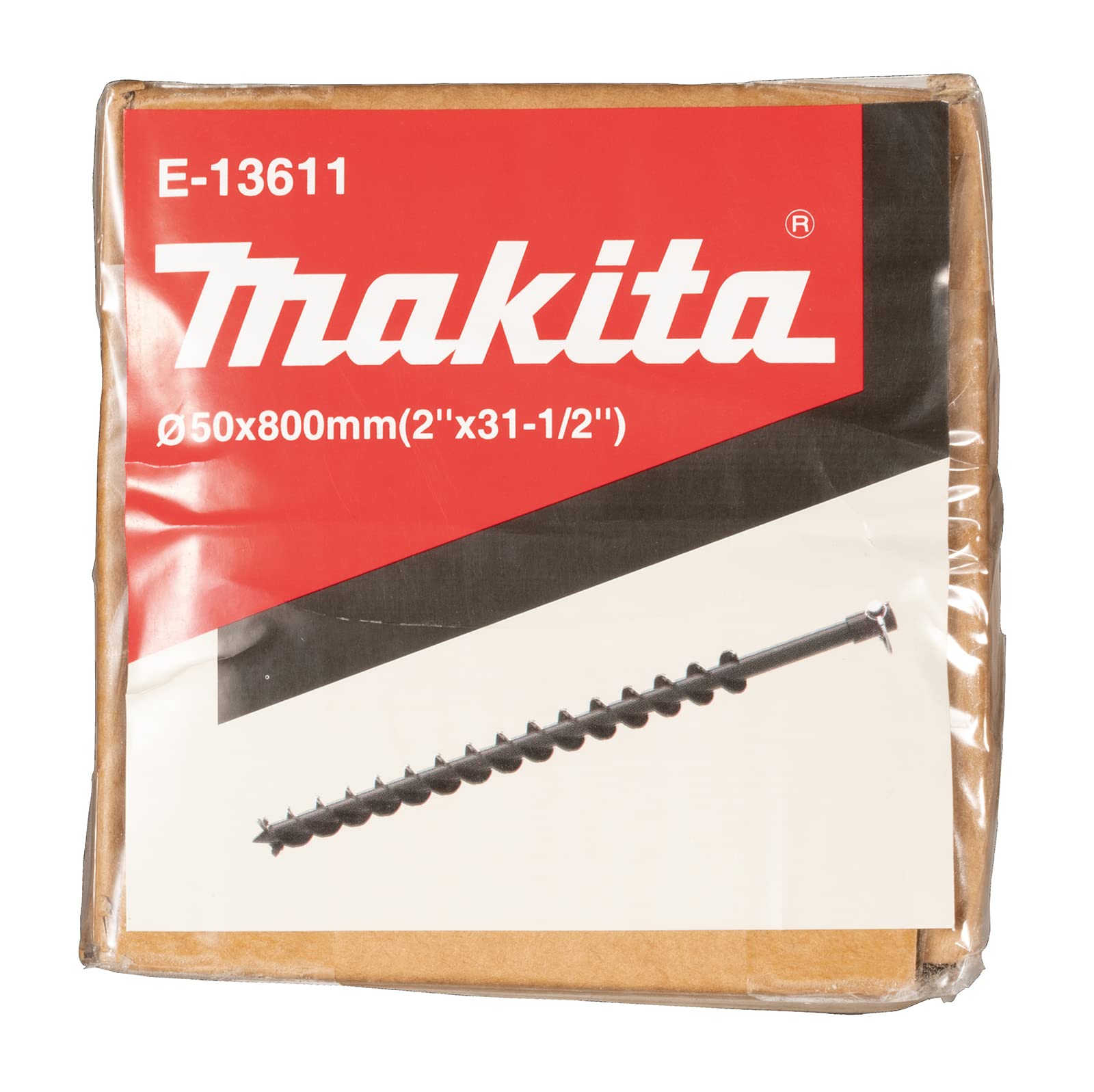 Makita E-13611 - Punta a trivella di terra e perno, 50 x 800 mm