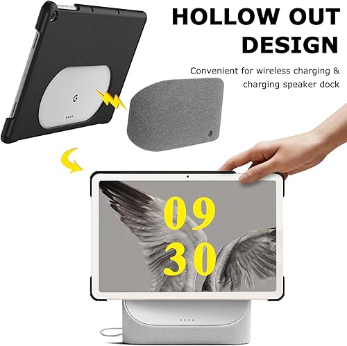 Miniatura 3 de NINKI Funda compatible con Google Pixel Tablet 2023, funda para tableta Google Pixel 2023, delgada y ligera, de policarbonato duro + cubierta