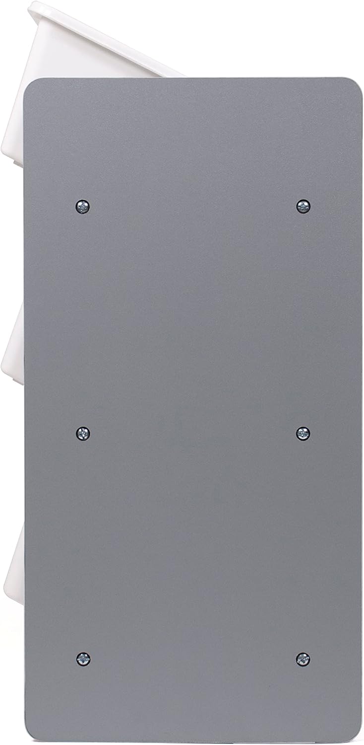 Humble Crew Made for Me Kids Toy Storage Organizer with 12 Storage Bins, Grey/White