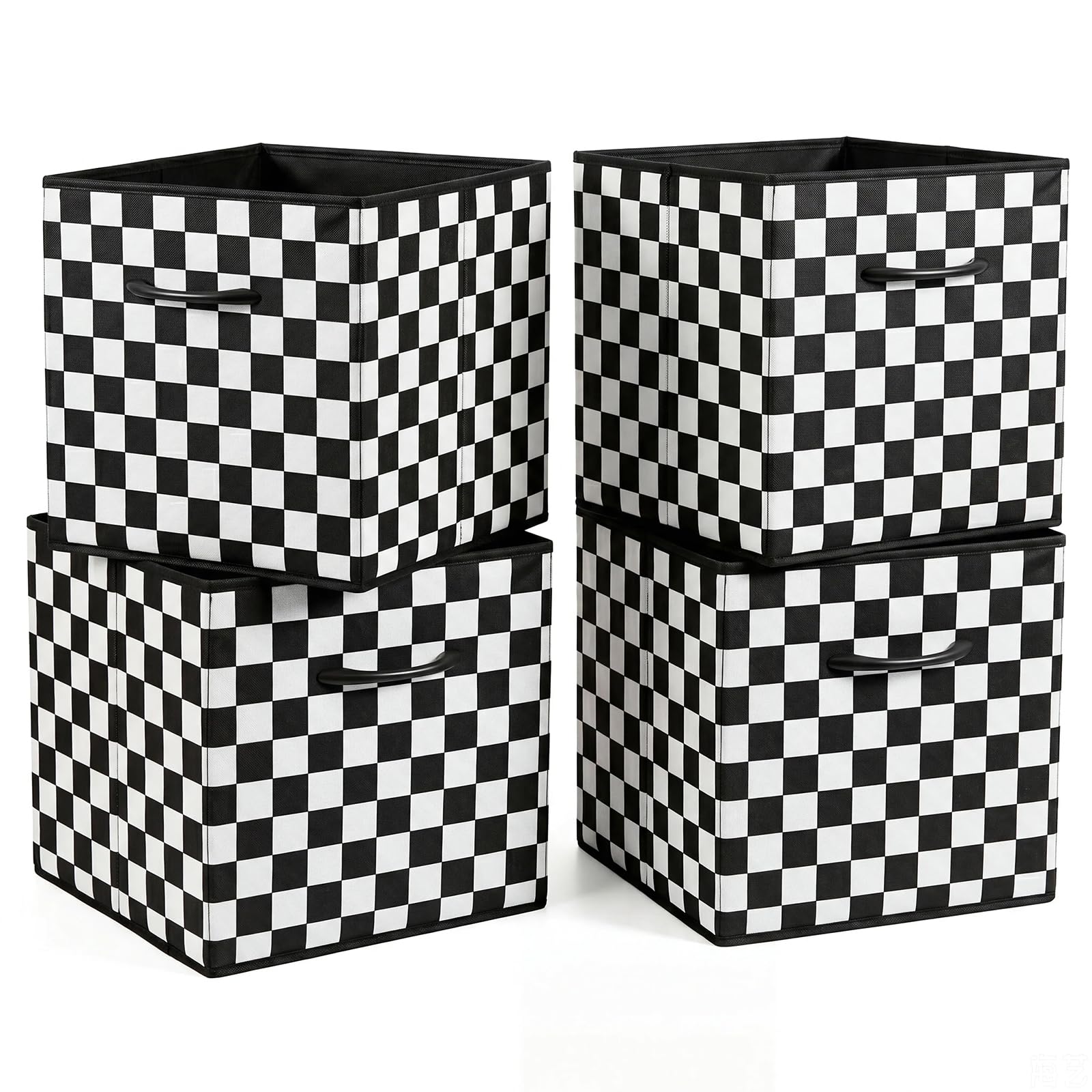 Amazing Tour Cube Storage Boxes, Foldable with Handles, 4 Pack