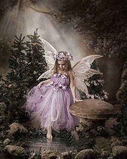 xiaohuhu 5D Diamond Painting Toolkit Fai-da-Te Quadrato Diamond-Full Diamond-Little Angel Girl 20x30cm Ricamo di Cristallo Strass Pittura Pasta Artigianato Mosaico Toolkit