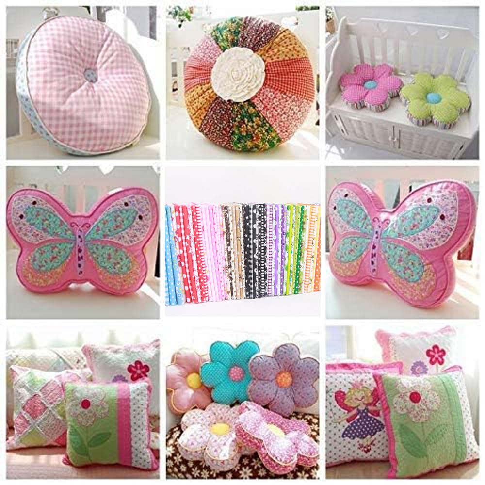 Kwadratowe arkusze z tkaniny pikowanej, 25 x 25 cm, zestaw bawełnianych tkanin rzemieślniczych, patchworkowy, do samodzielnego szycia, scrapbookingu, pikowania, wzór w kropki, 7 szt. (fioletowe)