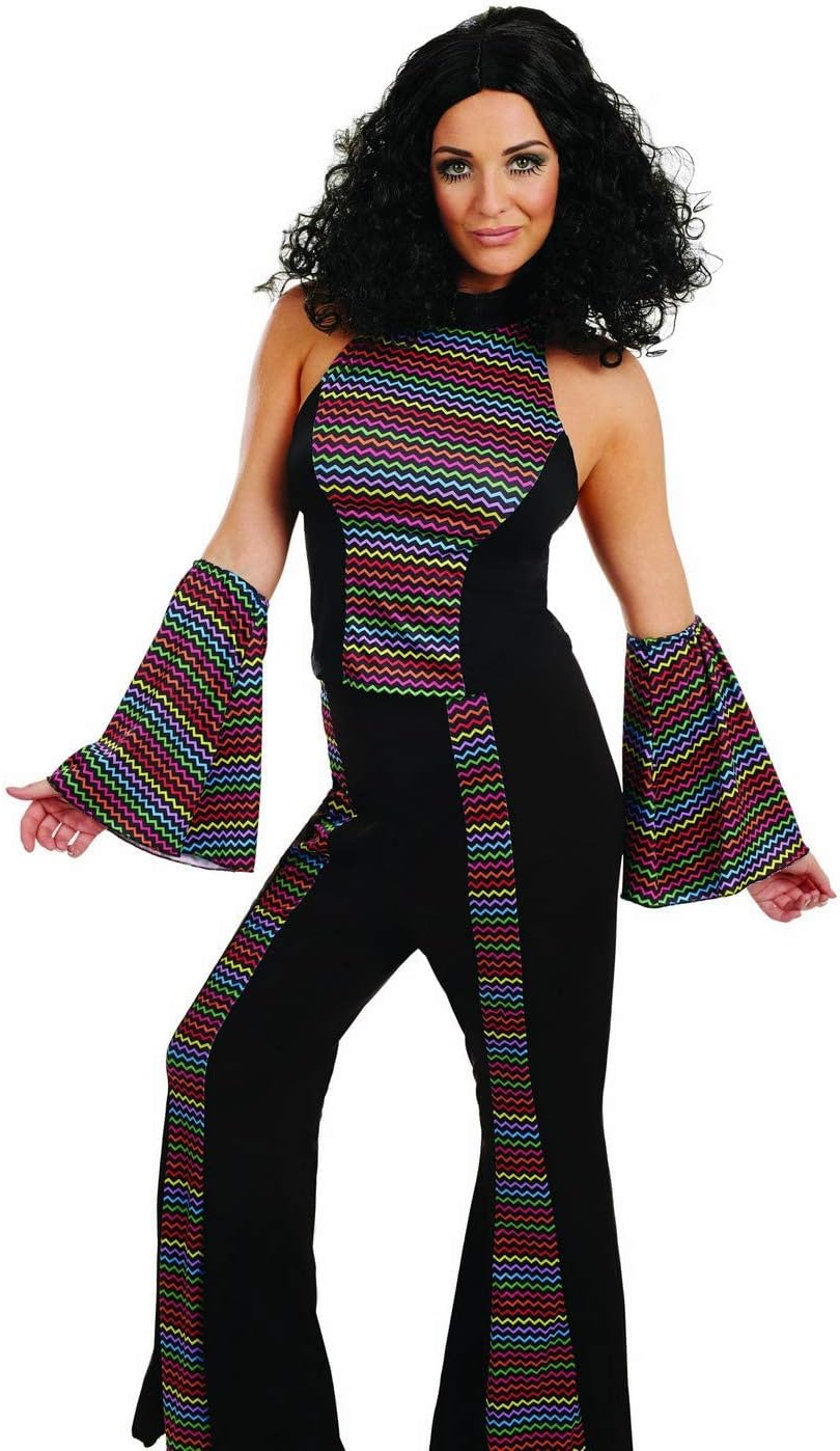 fun shack Disco Costume for Women, 70s Disco Dress, Retro Party Outfit, Womens Vintage Costume, Fun 70s Style - Image 2