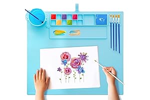 Multi-Functional Silicone Painting Mat for Creative Masterpieces, 20"×16"