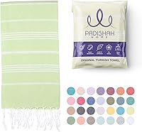 Vista 31 de Toalla de playa turca de gran tamaño, 38 x 71 pulgadas, 100% algodón turco, sin arena, de secado rápido, toalla turca extra grande, toalla de viaje