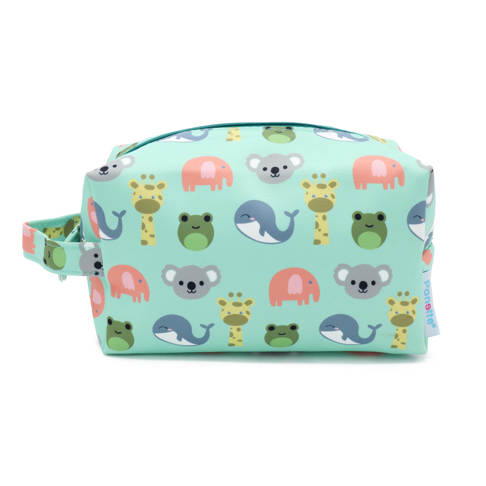 PONETTE - Neceser Infantil en Tejido Violeta con Estampado de Princesas, Unicornios, Arcoíris, Estrellas y Flores, Niño, Niña, Viaje, Estuche, Bolsa, Piscina, Colegio, Campamento, Marca Española — view 7