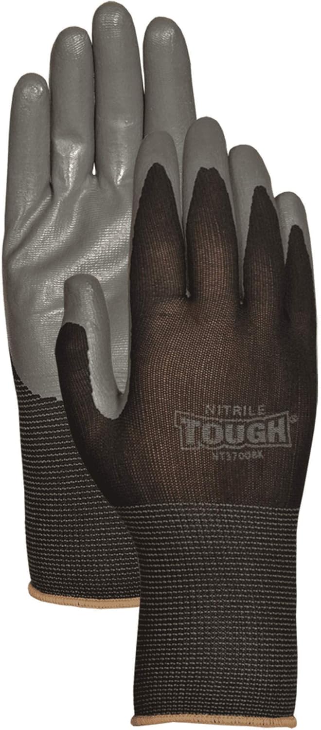 Bellingham Glove NT3700BKS Small Black Nitrile Tough Gloves